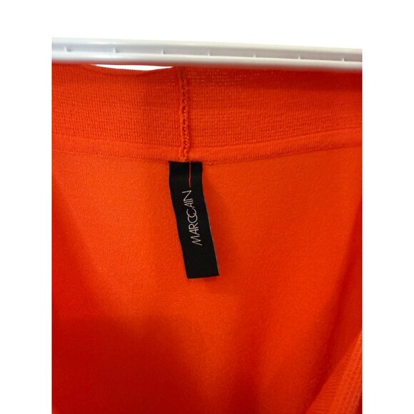 Marc Cain long sleeve cold shoulder top orange women's size N5 - Picture 3 of 3